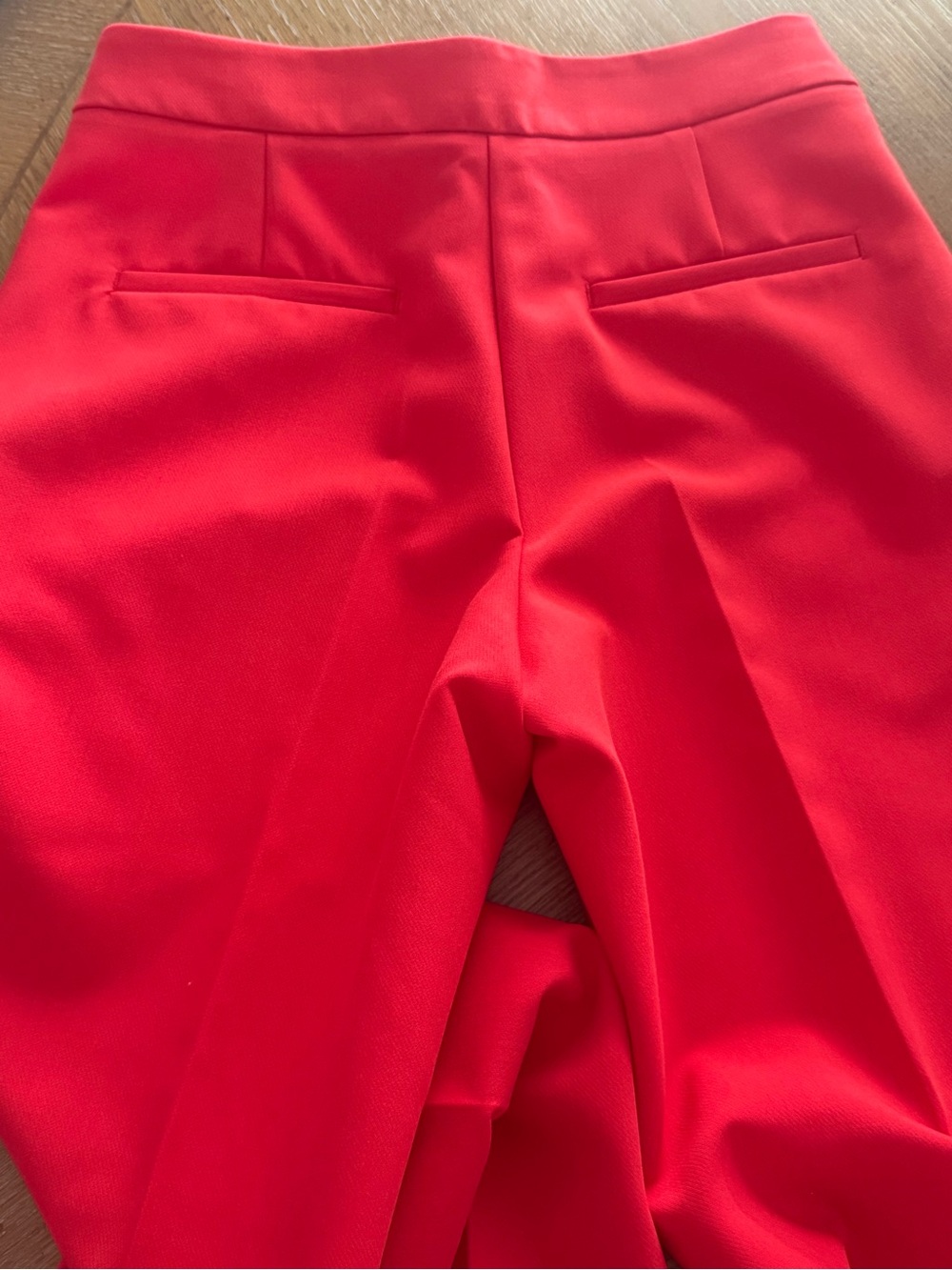Zara Vibrant Red Tailored Pants - Picture 5 of 8